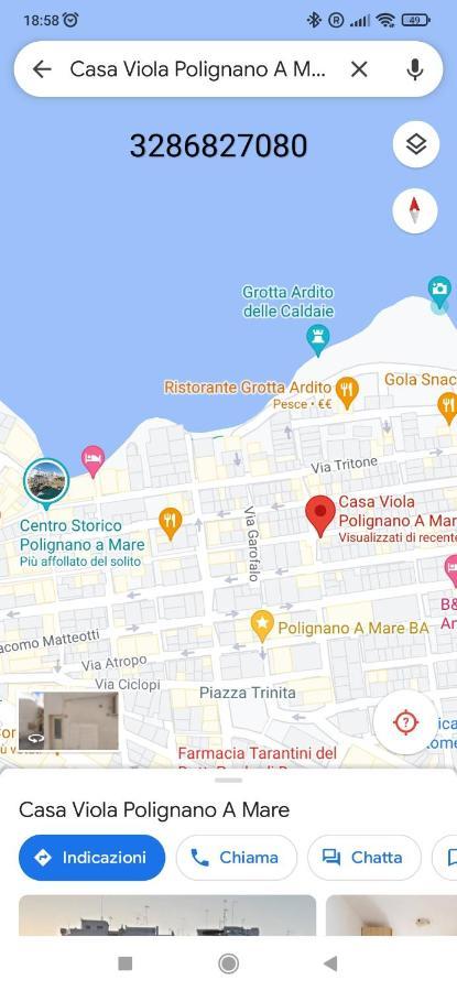 Apartmán Casa Viola -Locazione Breve Polignano a Mare Exteriér fotografie